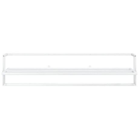 vidaXL Handdoekenrek 95x25x22 cm ijzer wit afbeelding3 - 1