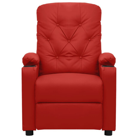 vidaXL Fauteuil verstelbaar elektrisch kunstleer wijnrood afbeelding3 - 1