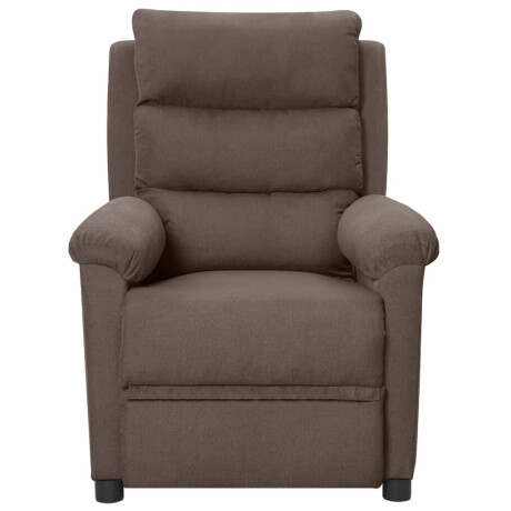 vidaXL Fauteuil verstelbaar elektrisch stof taupe afbeelding3 - 1
