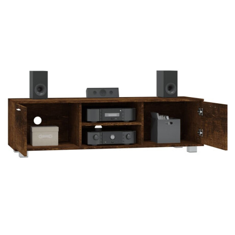 vidaXL Tv-meubel 140x40,5x35 cm bewerkt hout gerookt eikenkleurig afbeelding3 - 1