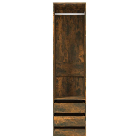 vidaXL Kledingkast met lades 50x50x200 cm bewerkt hout gerookt eiken afbeelding3 - 1