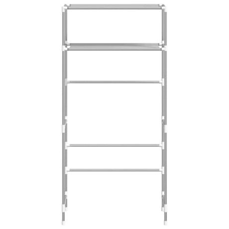 vidaXL Wasmachinerek 2-laags 69x28x143 cm ijzer grijs afbeelding3 - 1