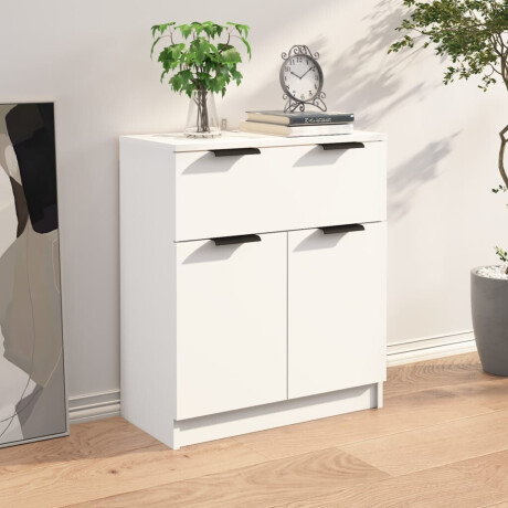 vidaXL Dressoir 60x30x70 cm bewerkt hout wit afbeelding3 - 1