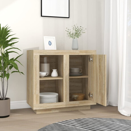 vidaXL Dressoir 80x40x75 cm sonoma eikenkleurig afbeelding3 - 1