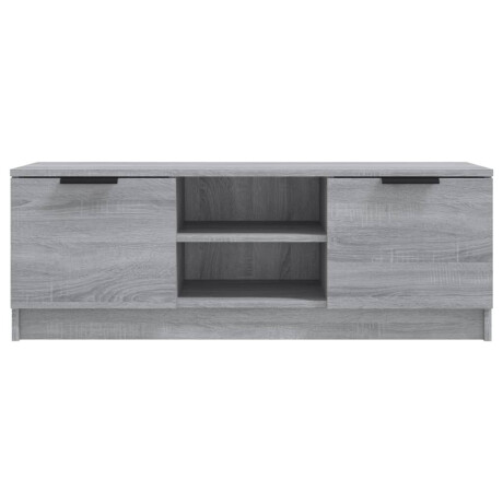 vidaXL Tv-meubel 102x35x36,5 cm bewerkt hout grijs sonoma eikenkleurig afbeelding3 - 1