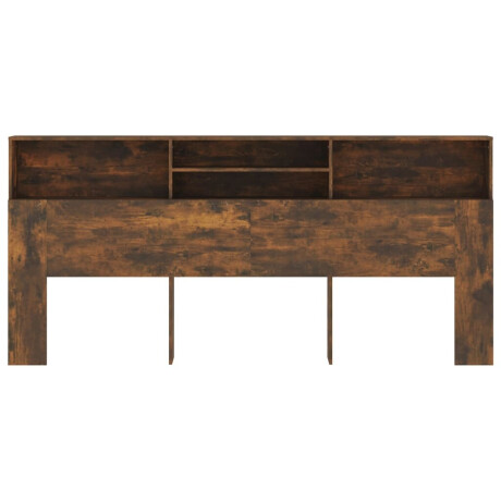 vidaXL Hoofdbordkast 220x19x103,5 cm gerookt eikenkleurig afbeelding3 - 1