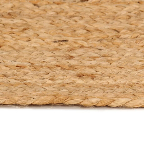 vidaXL Tapijt rond 210 cm gevlochten jute afbeelding3 - 1