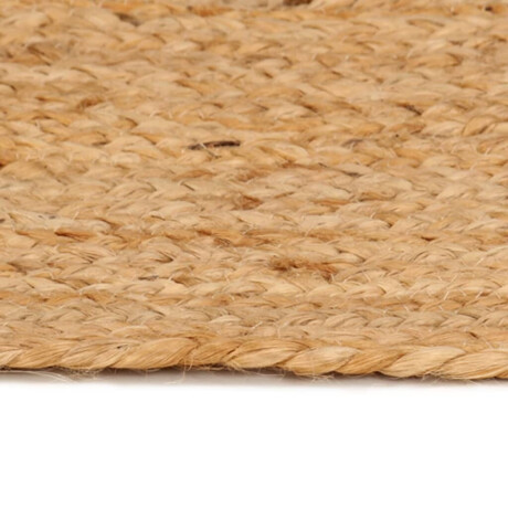 vidaXL Tapijt rond 240 cm gevlochten jute afbeelding3 - 1