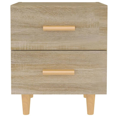 vidaXL Nachtkastje 40x35x47,5 cm sonoma eikenkleurig afbeelding3 - 1
