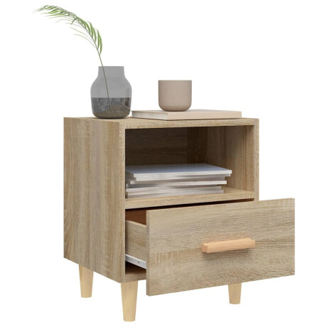 vidaXL Nachtkastje 40x35x47 cm sonoma eikenkleurig afbeelding3 - 1