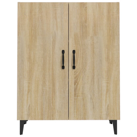 vidaXL Dressoir 70x34x90 cm bewerkt hout sonoma eikenkleurig afbeelding3 - 1