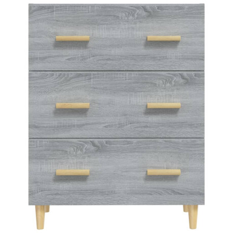 vidaXL Dressoir 70x34x90 cm bewerkt hout grijs sonoma eikenkleurig afbeelding3 - 1