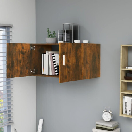 vidaXL Hangkast 80x39x40 cm bewerkt hout gerookt eikenkleurig afbeelding3 - 1
