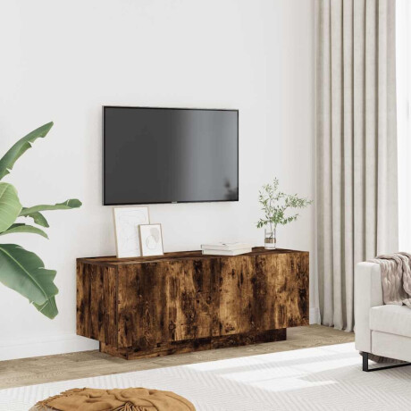 vidaXL Tv-meubel 100x35x40 cm bewerkt hout gerookt eikenkleurig afbeelding3 - 1