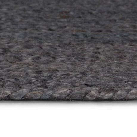 vidaXL Vloerkleed handgemaakt rond 180 cm jute donkergrijs afbeelding3 - 1