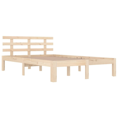 vidaXL Bedframe zonder matras massief hout 200x200 cm afbeelding3 - 1