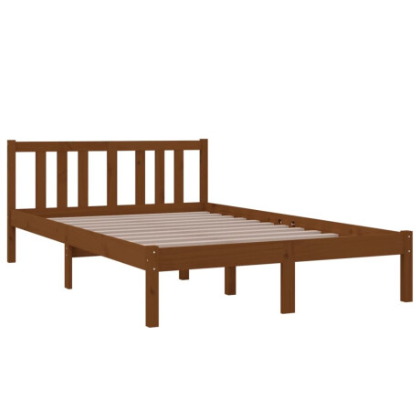 vidaXL Bedframe massief hout honingbruin 120x200 cm afbeelding3 - 1