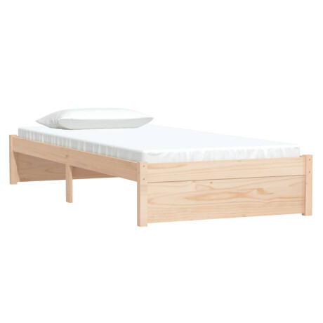 vidaXL Bedframe massief hout 90x200 cm afbeelding3 - 1