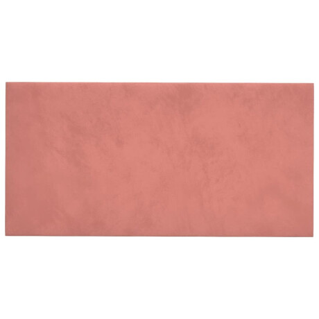 vidaXL Wandpanelen 12 st 0,54 m² 30x15 cm fluweel roze afbeelding3 - 1