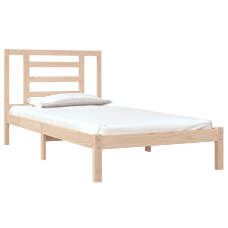 vidaXL Bedframe zonder matras massief grenenhout 90x190 cm afbeelding3 - 1