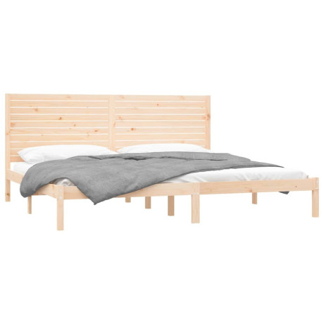 vidaXL Bedframe massief hout 180x200 cm Super King Size afbeelding3 - 1