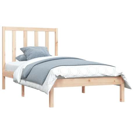 vidaXL Bedframe massief grenenhout 90x190 cm afbeelding3 - 1