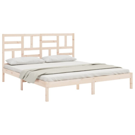 vidaXL Bedframe zonder matras massief hout 180x200 cm afbeelding3 - 1