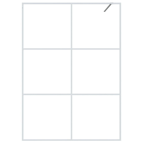 vidaXL Inloopdouchewand 140x195 cm transparant ESG-glas wit afbeelding3 - 1