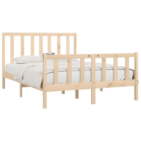 vidaXL Bedframe massief hout 140x200 cm afbeelding3 - 1