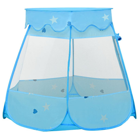 vidaXL Kinderspeeltent met 250 ballen 102x102x82 cm blauw afbeelding3 - 1