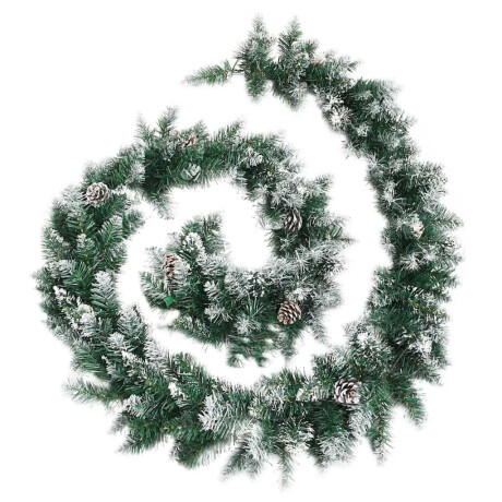 vidaXL Kerstslinger met LED-lampjes 2,7 m PVC groen afbeelding3 - 1