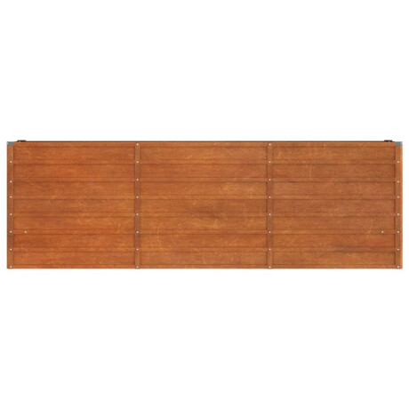 vidaXL Plantenbak verhoogd 240x40x77 cm cortenstaal roestig afbeelding3 - 1