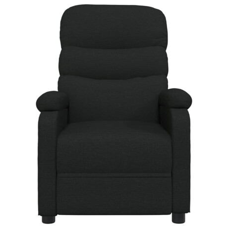 vidaXL Fauteuil verstelbaar stof zwart afbeelding3 - 1