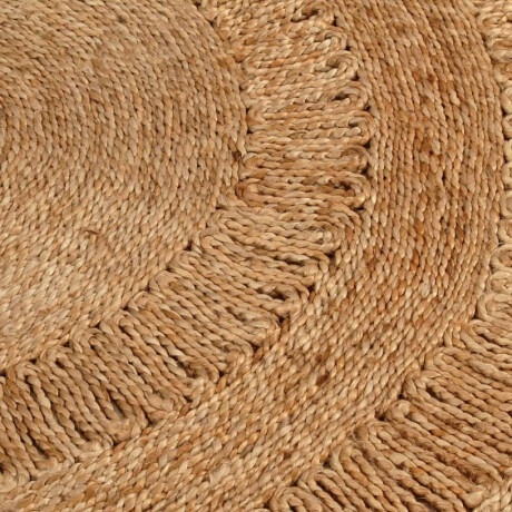 vidaXL Tapijt rond 120 cm gevlochten jute afbeelding3 - 1