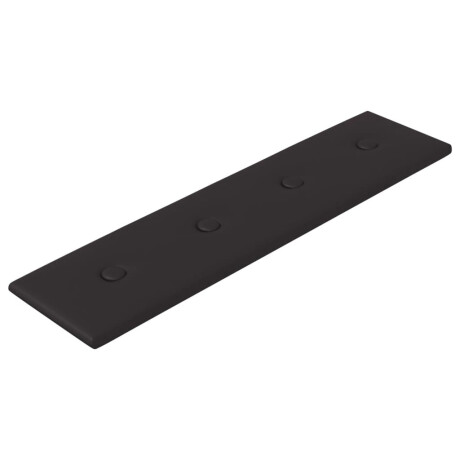 vidaXL Wandpanelen 12 st 1,08 m² 60x15 cm kunstleer zwart afbeelding3 - 1