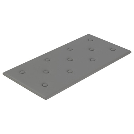 vidaXL Wandpanelen 12 st 2,16 m² 60x30 cm kunstleer grijs afbeelding3 - 1