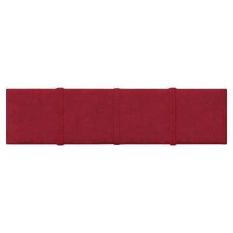 vidaXL Wandpanelen 12 st 1,08 m² 60x15 cm fluweel wijnrood afbeelding3 - 1
