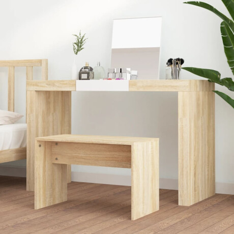 vidaXL Kaptafelkruk 70x35x45 cm bewerkt hout sonoma eikenkleurig afbeelding3 - 1