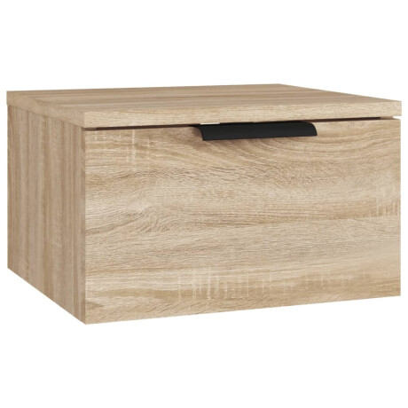 vidaXL Nachtkastjes 2 st wandgemonteerd 34x30x20 cm sonoma eikenkleur afbeelding3 - 1