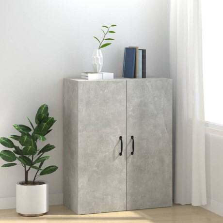 vidaXL Hangkast 69,5x34x90 cm bewerkt hout betongrijs afbeelding3 - 1
