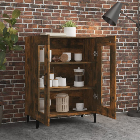 vidaXL Dressoir 69,5x34x90 cm bewerkt hout gerookt eikenkleurig afbeelding3 - 1