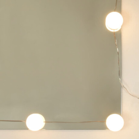 vidaXL Kaptafel met LED-verlichting 74,5x40x141 cm bruin eikenkleur afbeelding3 - 1