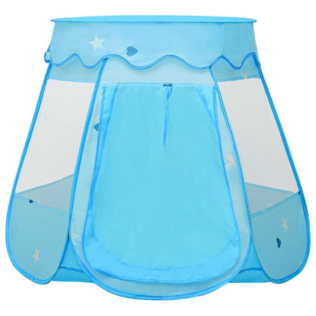 vidaXL Kinderspeeltent 102x102x82 cm blauw afbeelding3 - 1