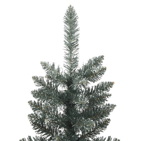 vidaXL Kunstkerstboom met standaard smal 120 cm PVC groen afbeelding3 - 1