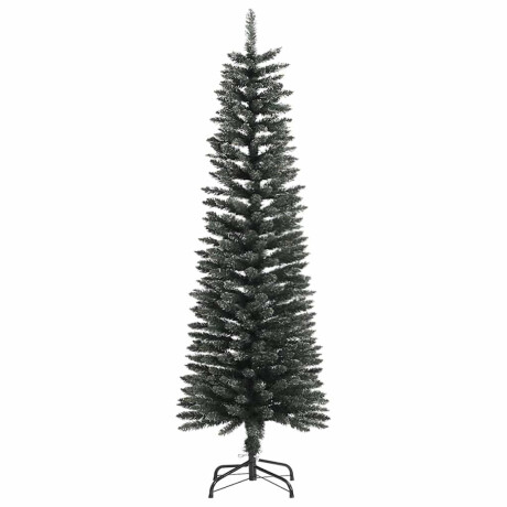 vidaXL Kunstkerstboom met standaard smal 150 cm PVC groen afbeelding3 - 1