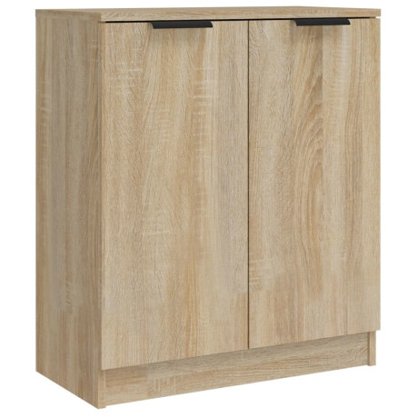 vidaXL Dressoirs 2 st 60x30x70 cm bewerkt hout sonoma eikenkleurig afbeelding3 - 1