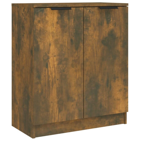 vidaXL Dressoirs 2 st 60x30x70 cm bewerkt hout gerookt eikenkleurig afbeelding3 - 1