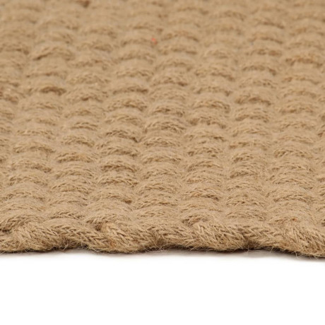 vidaXL Vloerkleed rechthoekig 120x180 cm jute naturel afbeelding3 - 1