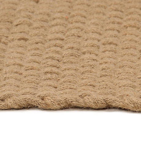 vidaXL Vloerkleed rechthoekig 160x230 cm jute naturel afbeelding3 - 1