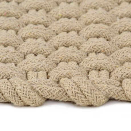 vidaXL Vloerkleed rechthoekig 120x180 cm katoen naturel afbeelding3 - 1